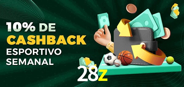 10% de bônus de cashback na 28z